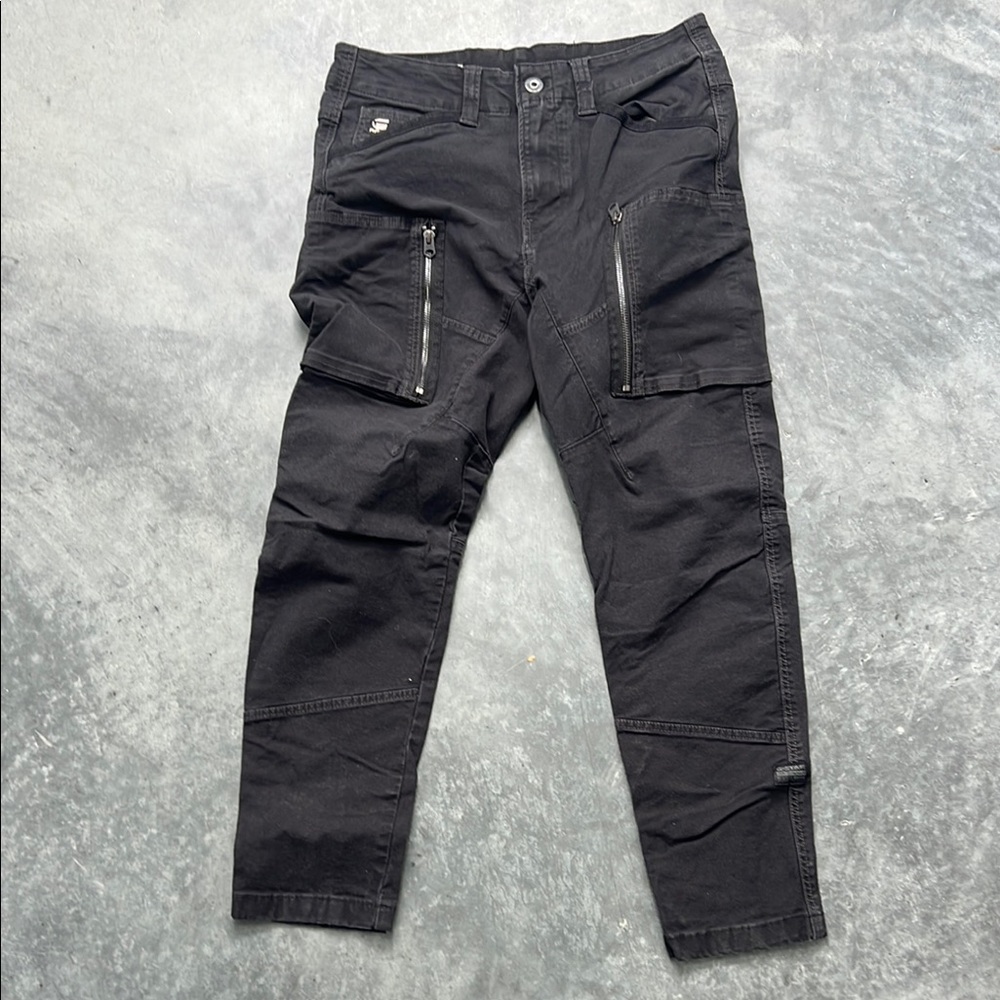 Raw Star Cargo 31/30 Men's Black Cargo Pants